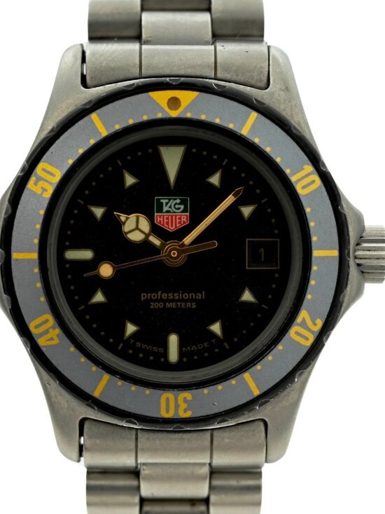Tag Heuer 26mm Ladies 2000 Series Blue Moon Dust Dial Swiss Watch! Ref: 972.608!